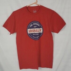 Arsenal Gunners FC Mens Short Sleeve Frontside Graphic Tee Small
